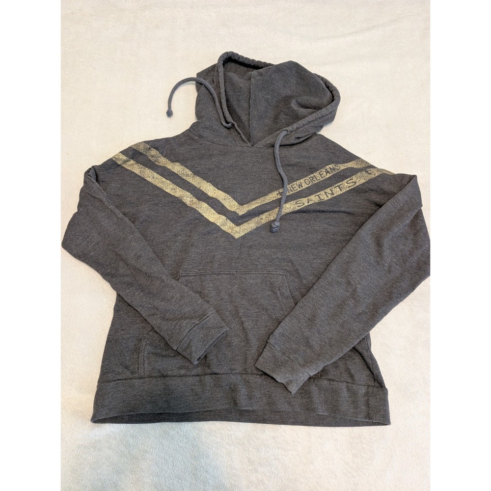 New Orleans Saints NFL Team Apparel Women's Distressed Hoodie small